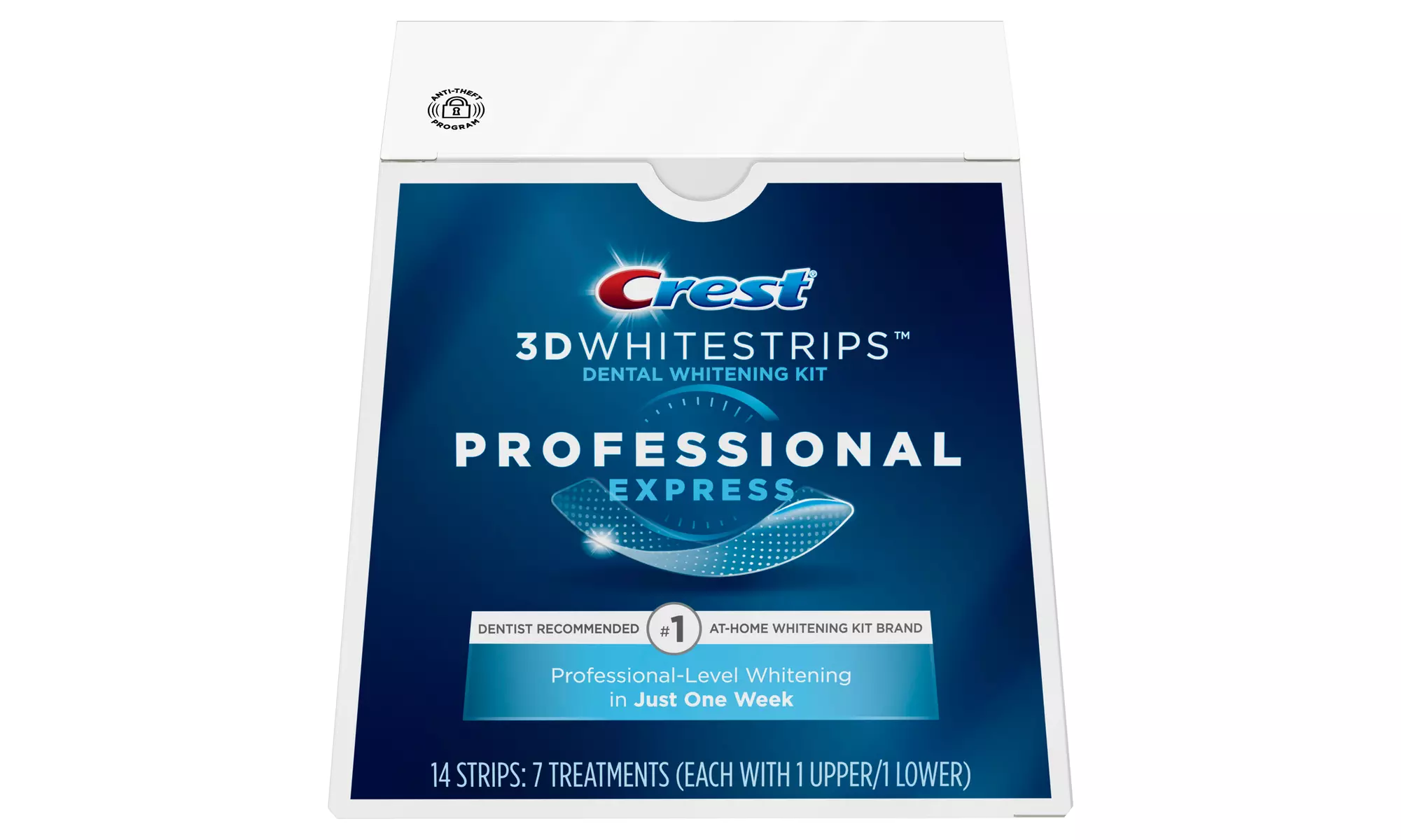 Crest 3D Whitestrips Professional Express Teeth Whitening Kit 7 Treatments  - Primary Image