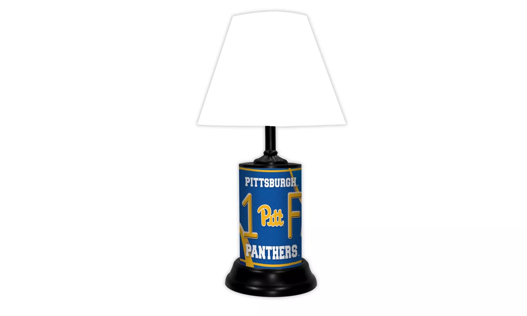 NCAA 18-inch Desk/Table Lamp with Shade, #1 Fan with Team Logo