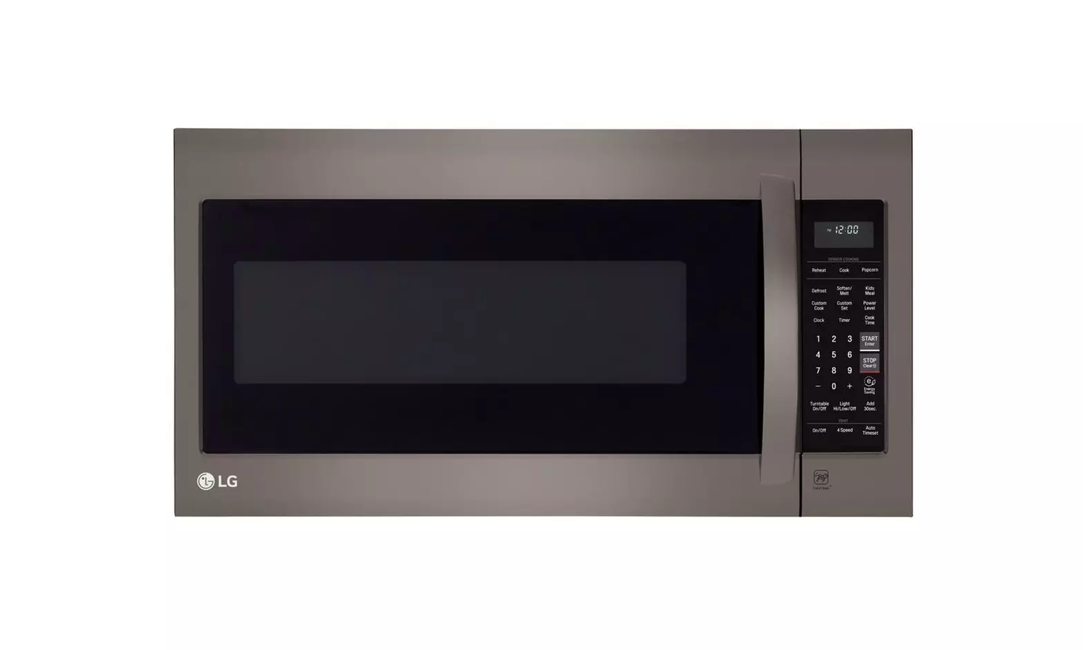 LG LMV2031BD - 2.0 Cu Ft Black Stainless Over The Range Microwave (Refurbished) - Primary Image