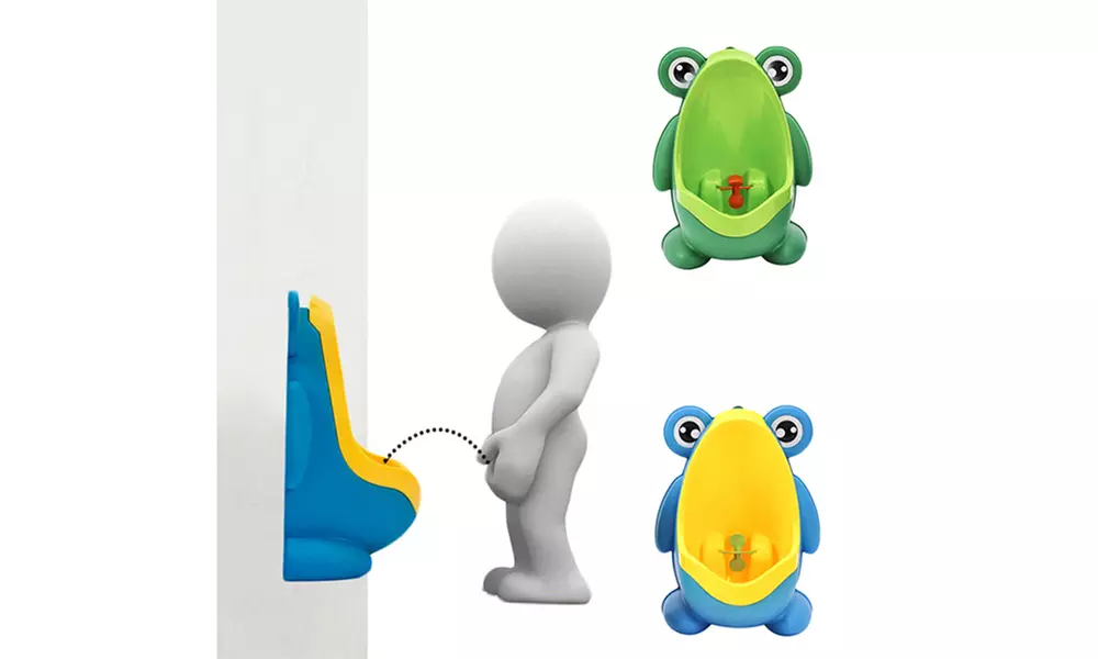 Kids Frog Infant Toddler Potty Cups Wall-Mounted Urinals Toilet Training - Primary Image