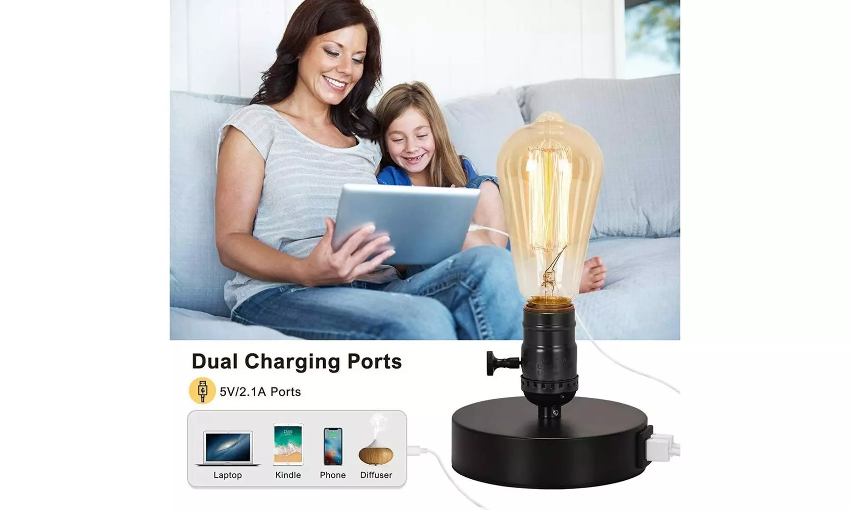 Creative table lamp Modern Bedside Light Fixtures for Bedroom Living Room