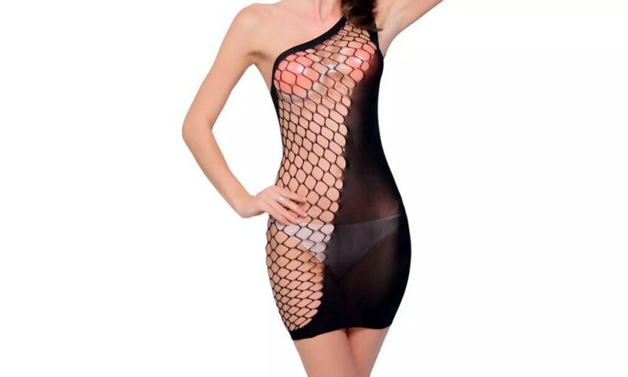 Women's Sexy Lingerie Fishnet Bodysuit Bodystocking Nightwear Nightlife Gift US