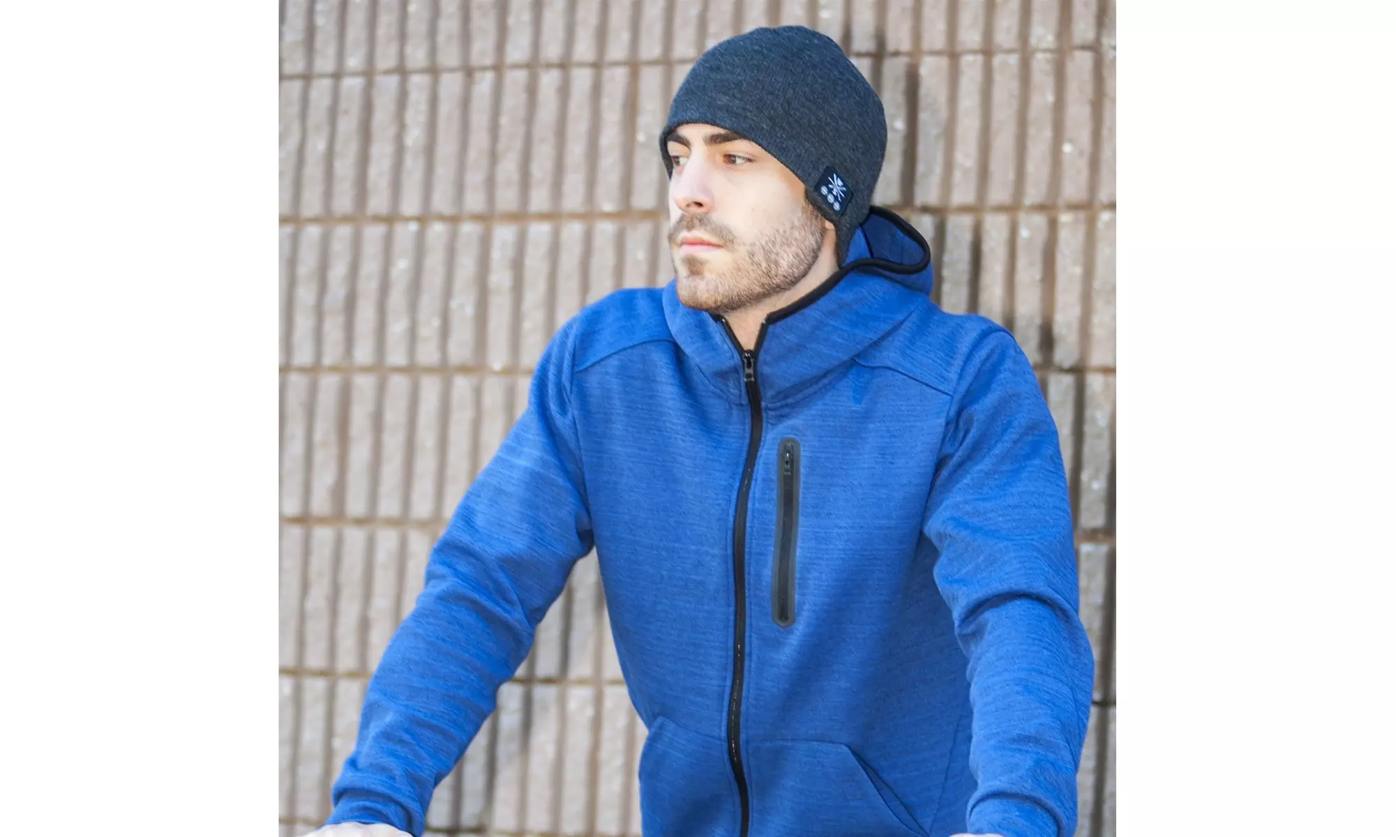W&S - Bluetooth Beanie - Built-in Headphones - Primary Image