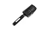 Boar Bristle Curved Hair Brush For Faster Blow Drying And Healthy Hair