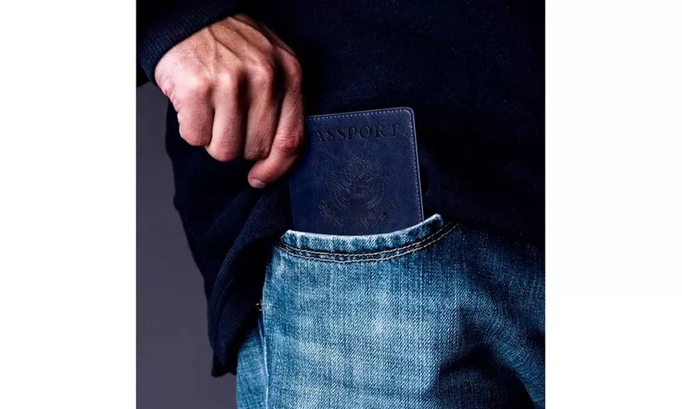RFID Passport Vaccine Card Holder Cover Travel Wallet for Women and Men 