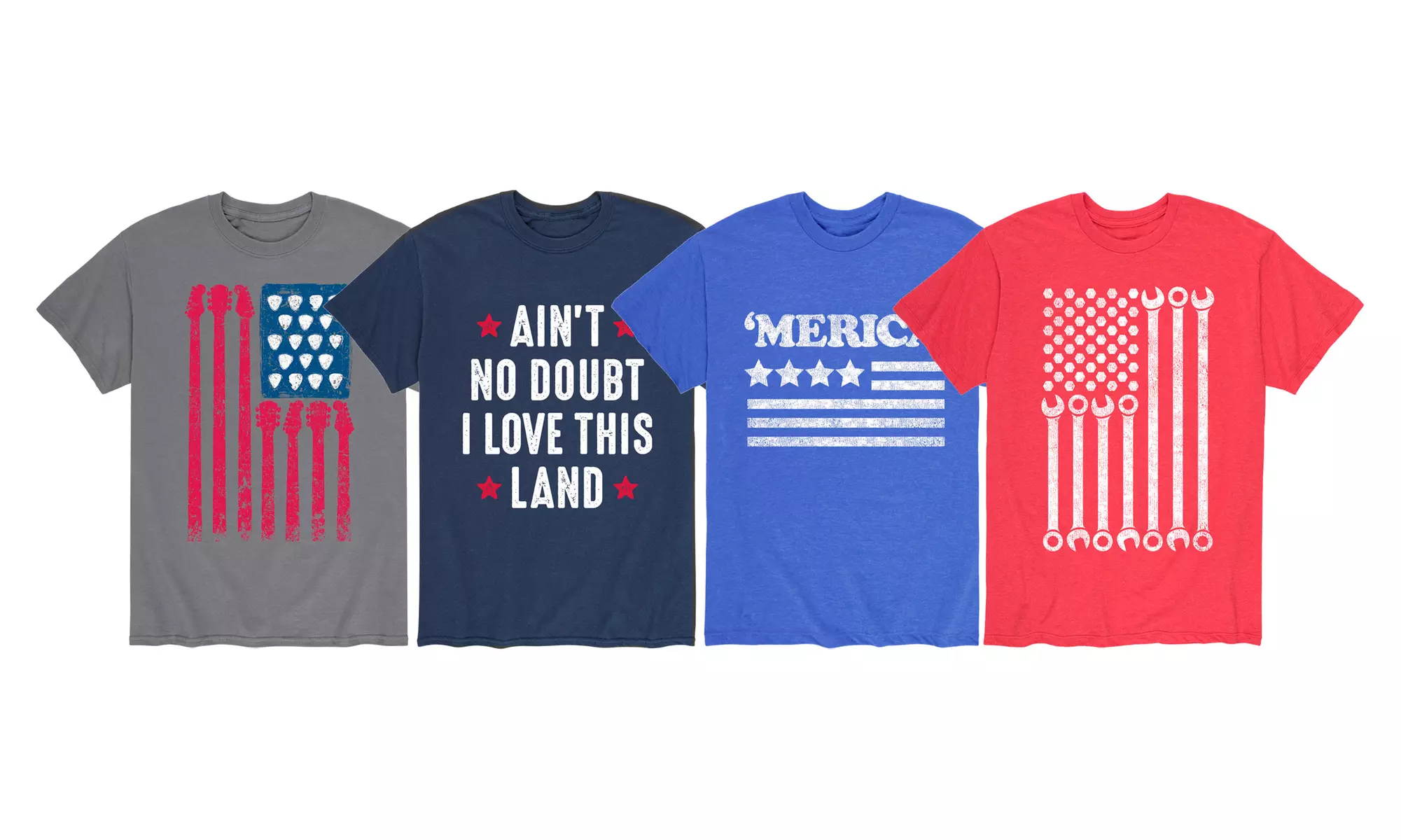 Instant Message: Proud American Papa Tees - Primary Image