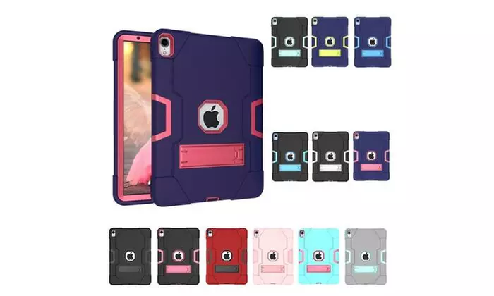 For Apple iPad Pro 11" 2018 Hybrid Kickstand Full-body Rugged Protective Case - Primary Image