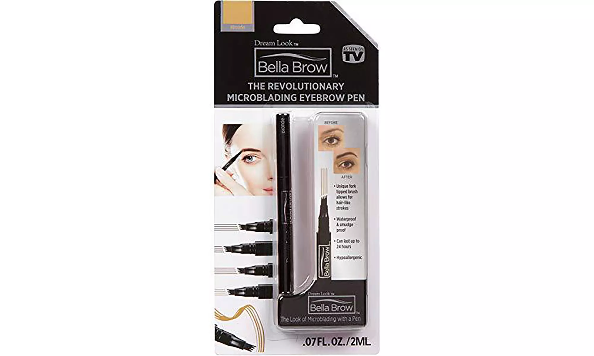 Dream Look Bella Brow Eyebrow Pen (1-pack or 2-pack) - Second Medium