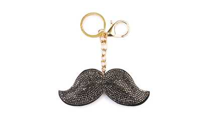 image for Mustache Stone Keychain