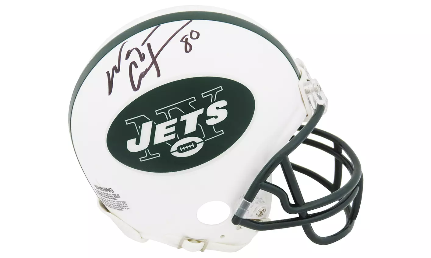 Wayne Chrebet Signed New York Jets Throwback Riddell (VSR4) Mini Helmet - Primary Image