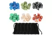 Polyhedral Board Rpg Mtg Game Dice 6 Sets 4d 6d 8d 10d 12d 20d Plus 6 Pouch - Second Medium