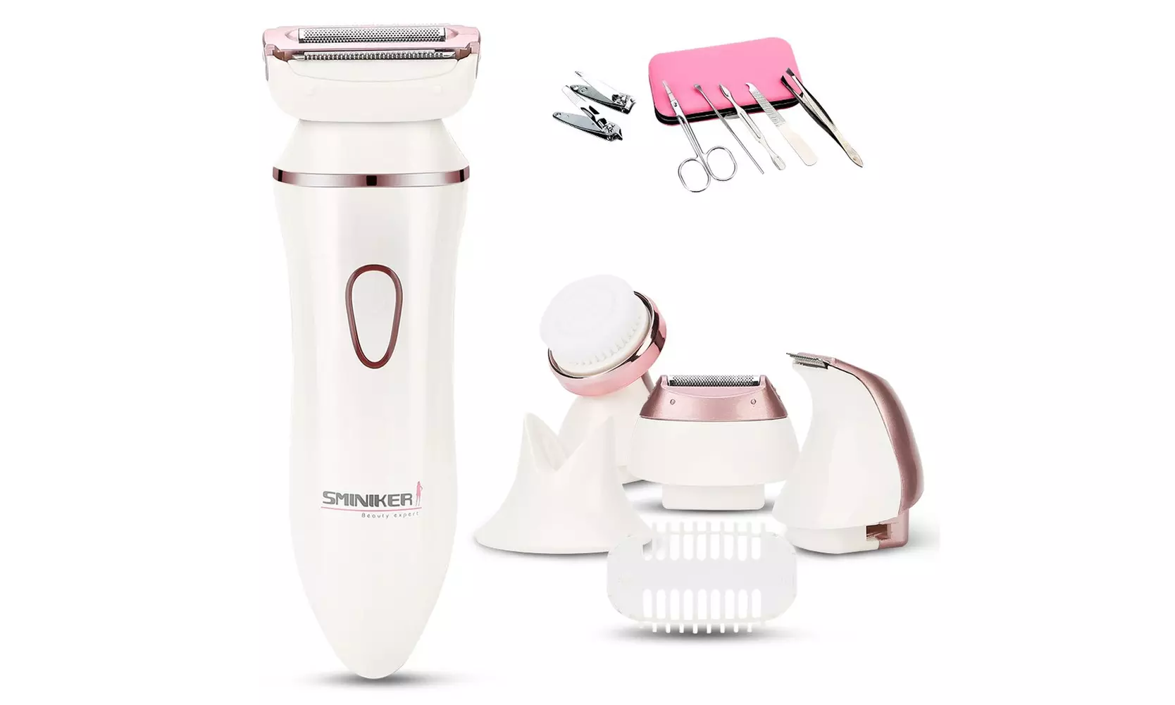 Electric Razor 4 in 1 Rechargeable Ladies Cordless Electric Shaver - Primary Image