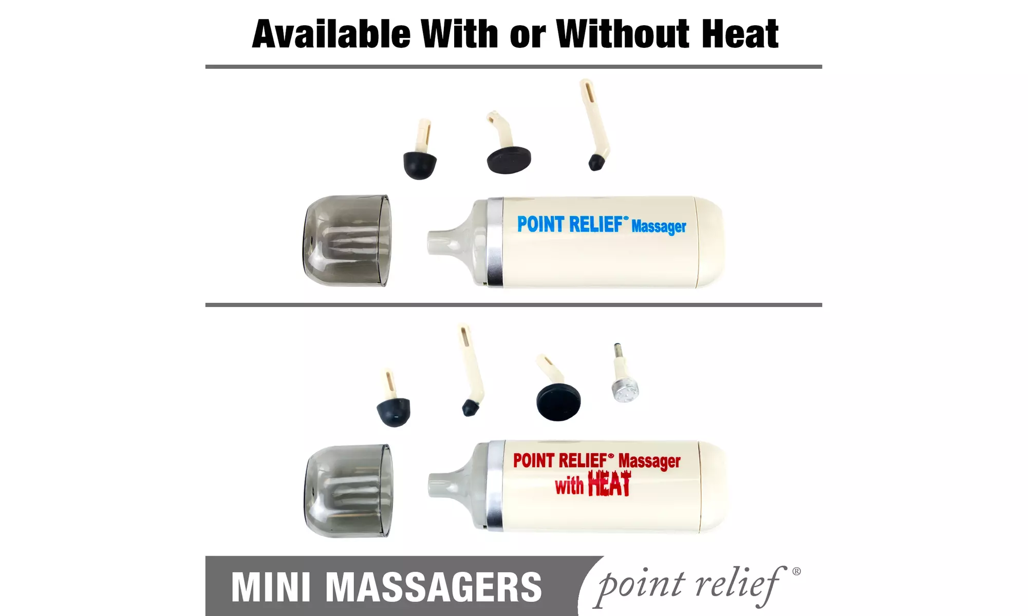 Point Relief Mini Massager for Handheld Targeted Massage Therapy - Second Medium