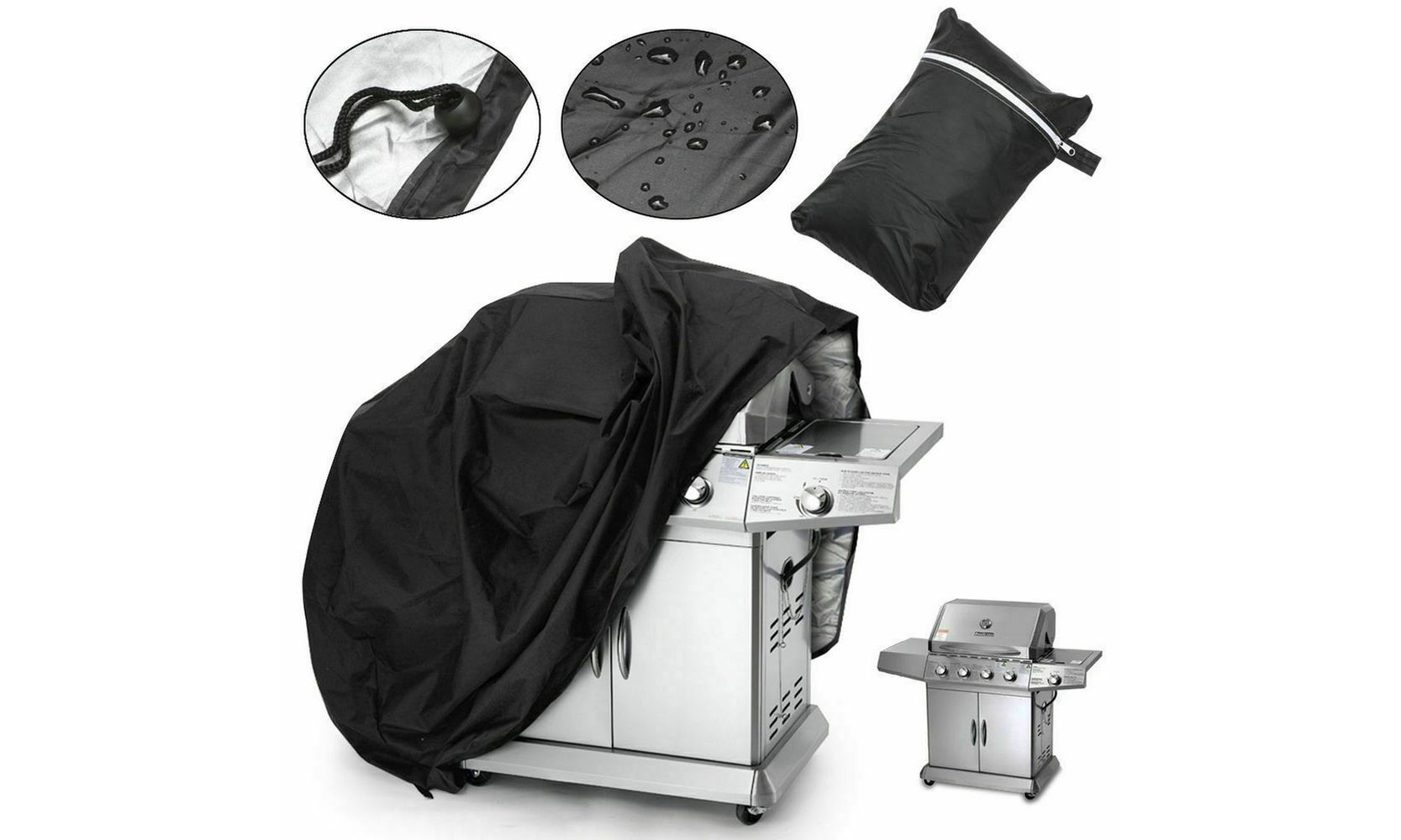 7 Size BBQ Gas Grill Cover Barbecue Waterproof Outdoor Heavy Duty Protection