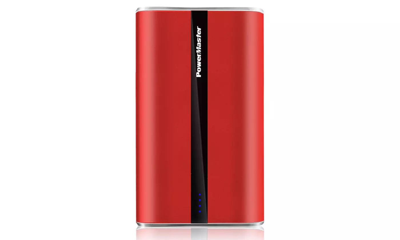 PowerMaster 20,000mAh LED Triple-USB Power Bank with Smart Charging