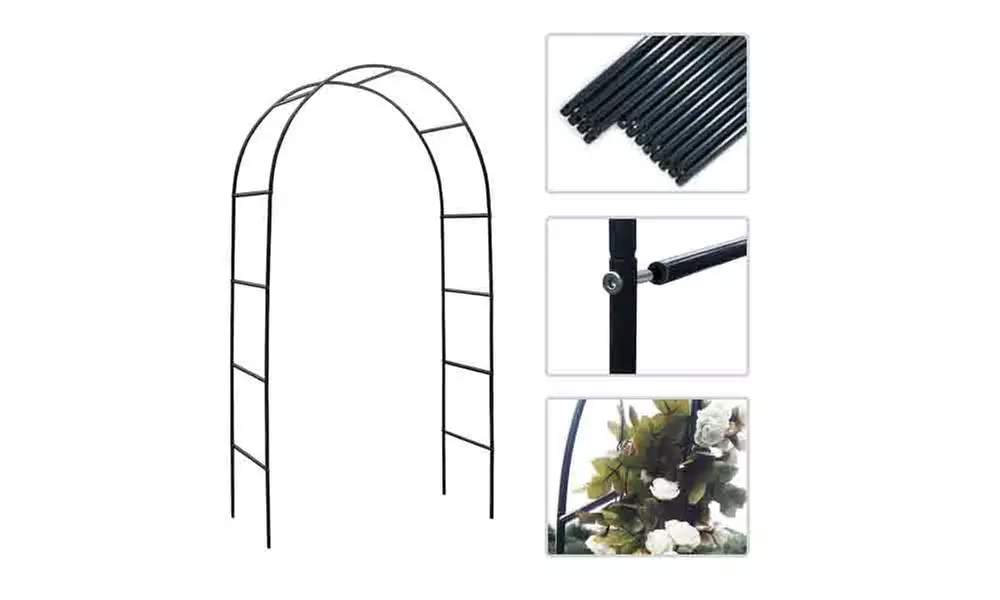 Garden Arch Trellis,Adjustable Arbor Trellis for Garden Climbing Plants Support 