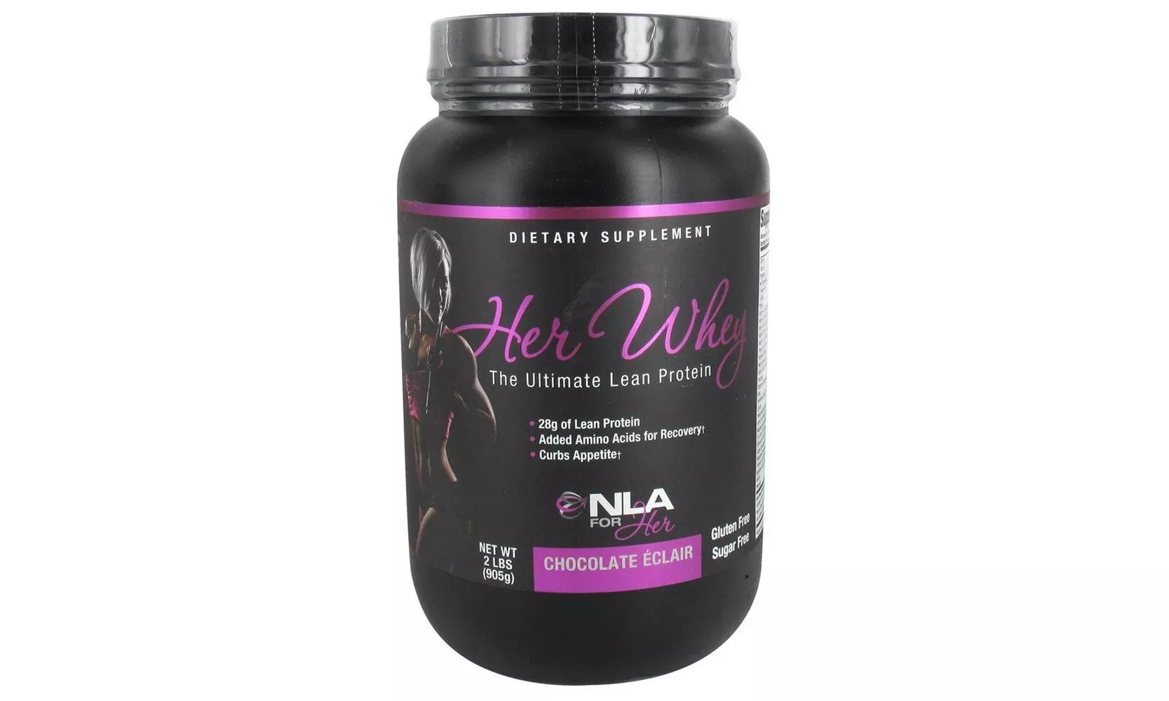 NLA for Her Ultimate Lean Whey Isolate Protein, Chocolate Eclair, 2-Pounds - Primary Image