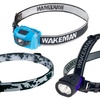 Image 1: Wakeman Outdoors Water-Resistant Lightweight Hands-Free LED Headlamps