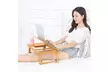 Height Adjustment Laptop Tray Desk Foldable Lazy Table Bed Tray With Drawer DZT - Second Medium