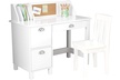 KidKraft Kids Study Desk with Chair-White - Second Medium