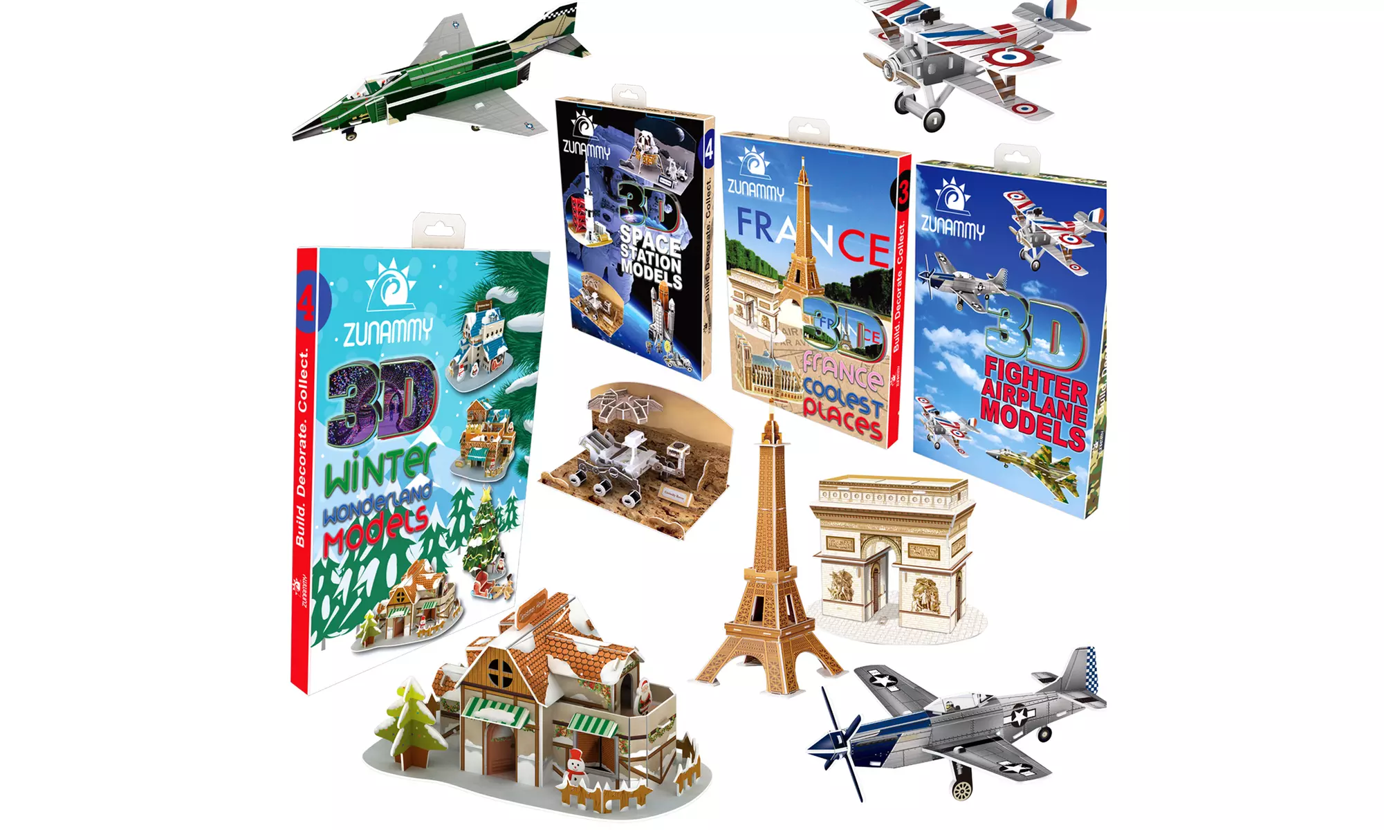 3D Puzzle Pop Up Model Education tool special present DIY - Primary Image