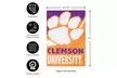 Evergreen Flag, DS New Burlap, Garden, Clemson University - Second Medium