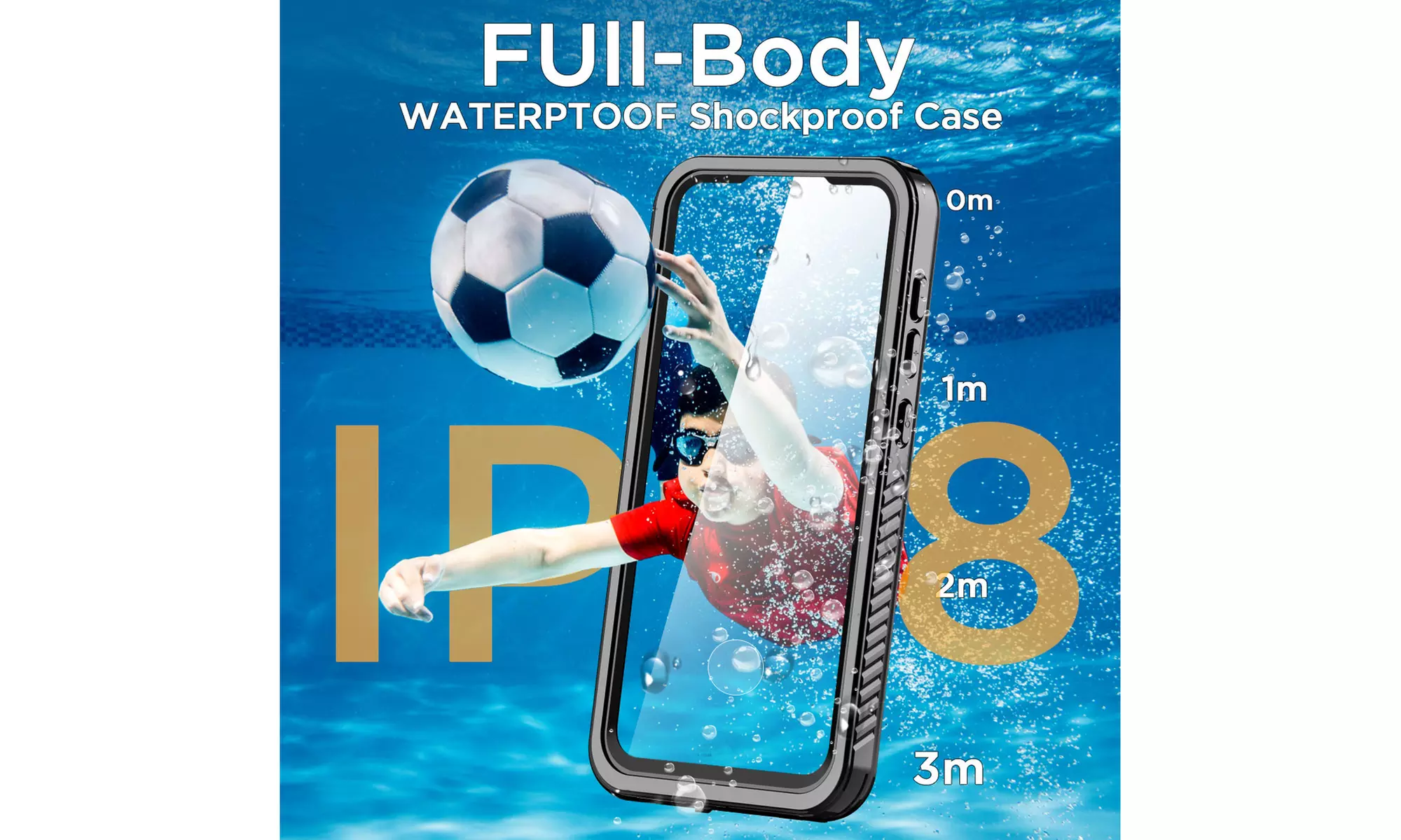 For Samsung Galaxy A55 5G Case Waterproof Heavy Duty Screen Protector Cover 