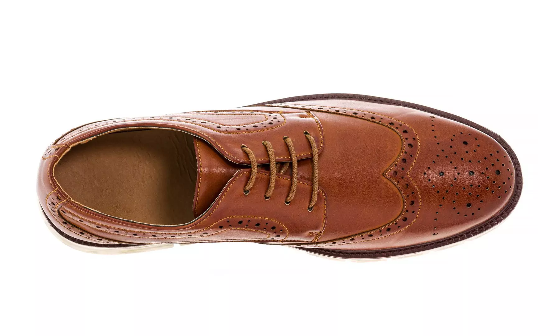 Franco Vanucci Men's Wingtip Casual Oxford Shoes