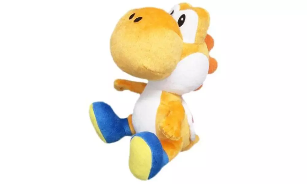 Nintendo Super Mario Orange Yoshi Plush Toy 6" - Primary Image