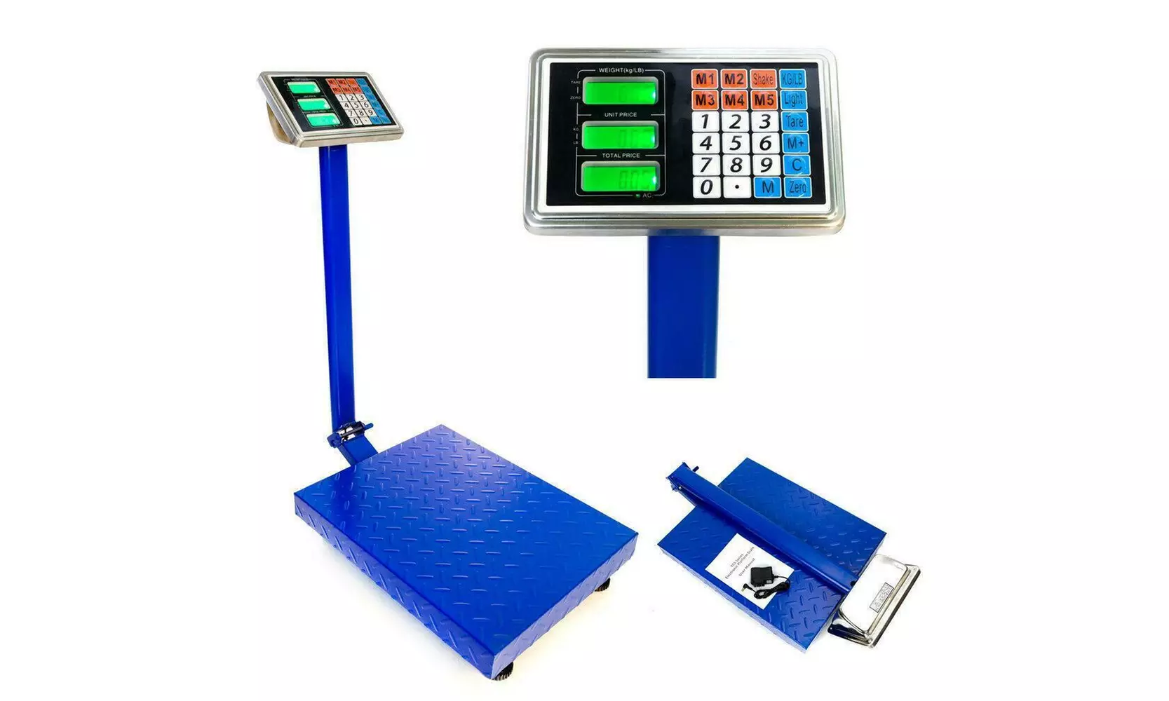 660lb/0.2 300kg Weight Computing Digital Scale Non-slip Platform Shipping Postal - Primary Image