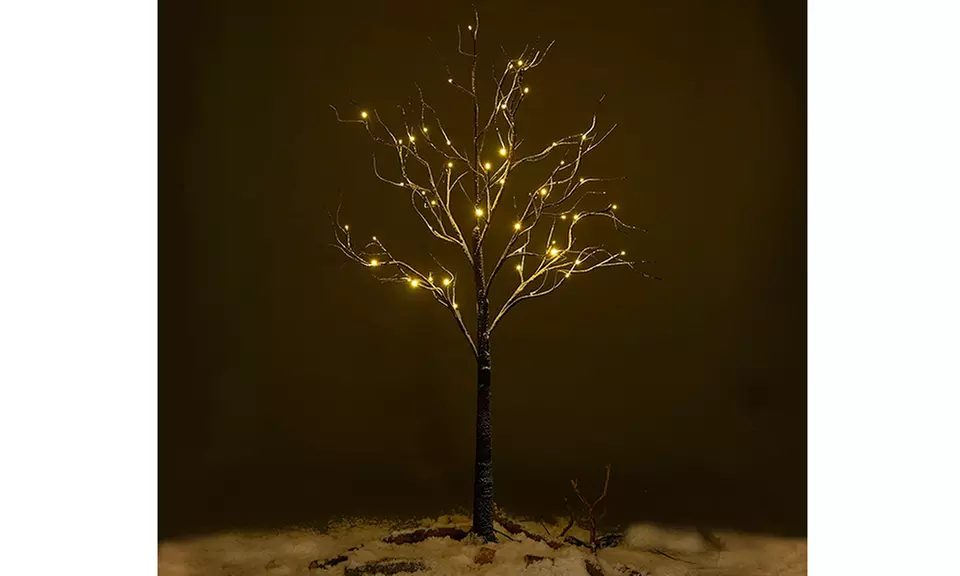 Pre-Lit Snow Birch Tree - Primary Image