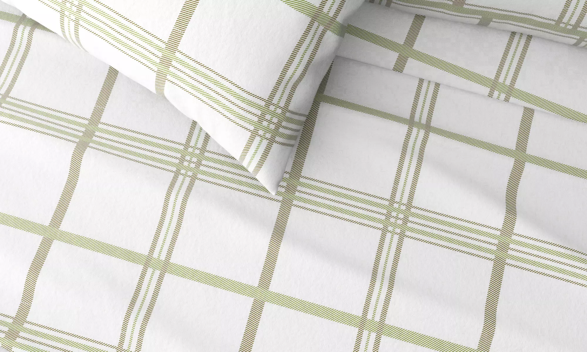 FreshFolds Premium Turkish Cotton Printed Flannel Sheet Set