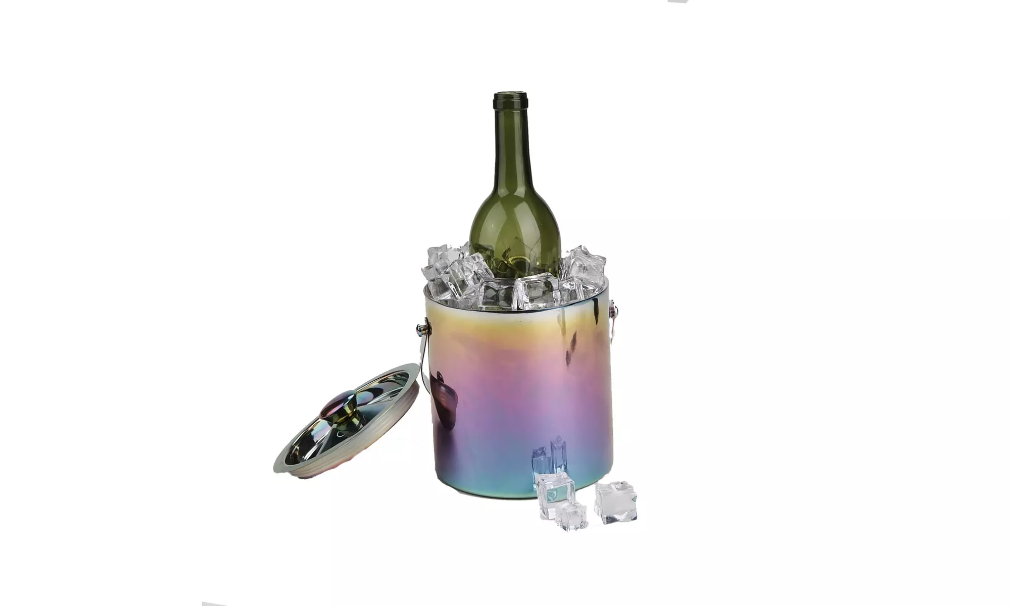 Mind Reader Ice Bucket Soap Lotion Dispenser Pitcher TissueBox Cover ServingTray - Primary Image