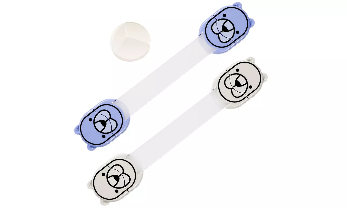 iMounTEK Child Safety Strap Locks Corner Protector Adhesive Latches (5-Pack) - Primary Image