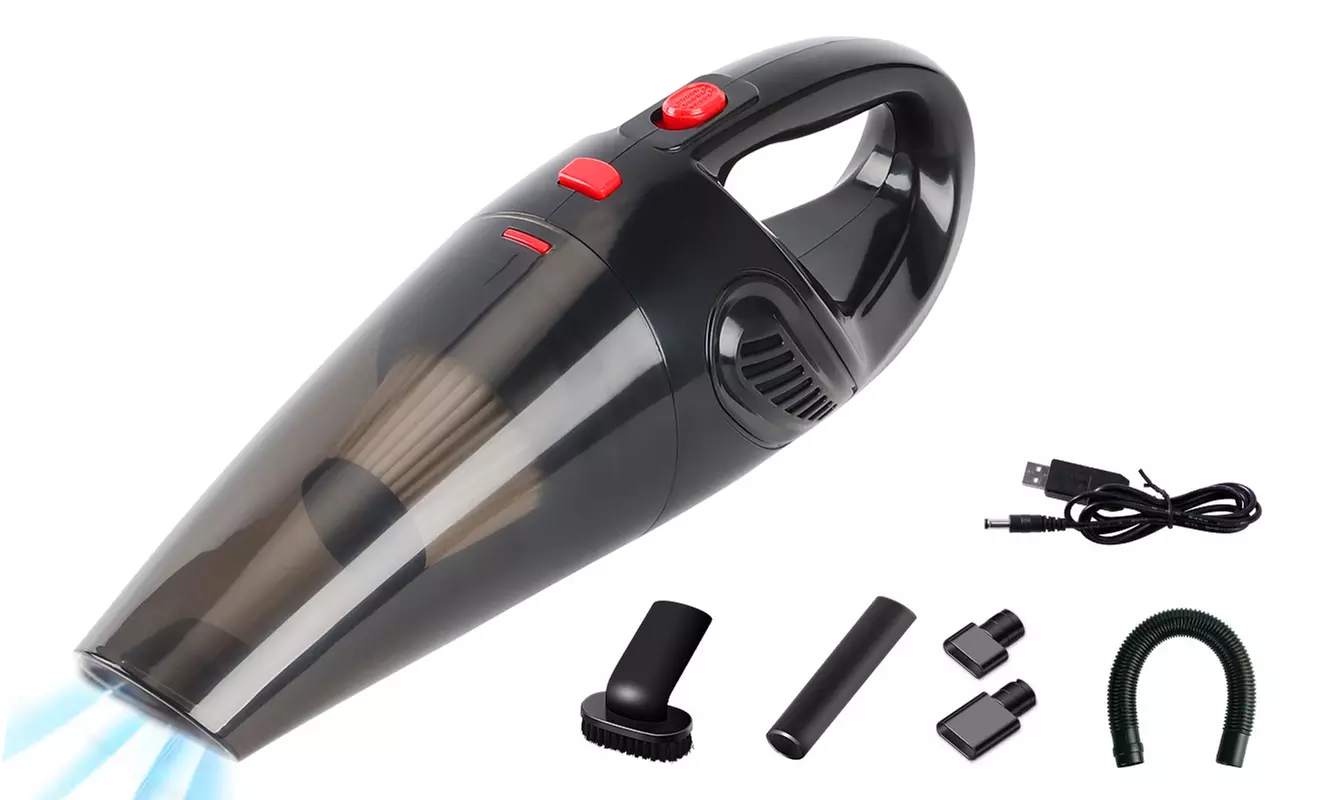 120W High Power Car Vacuum Cleaner Handheld Portable Wet and Dry Cleaning - Primary Image