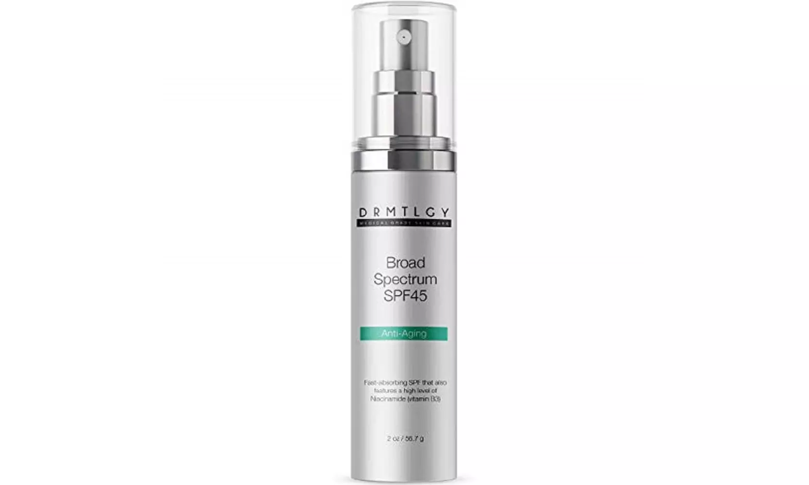 DRMTLGY Anti Aging Clear Face Sunscreen Facial Moisturizer Broad Spectrum SPF 45 - Primary Image