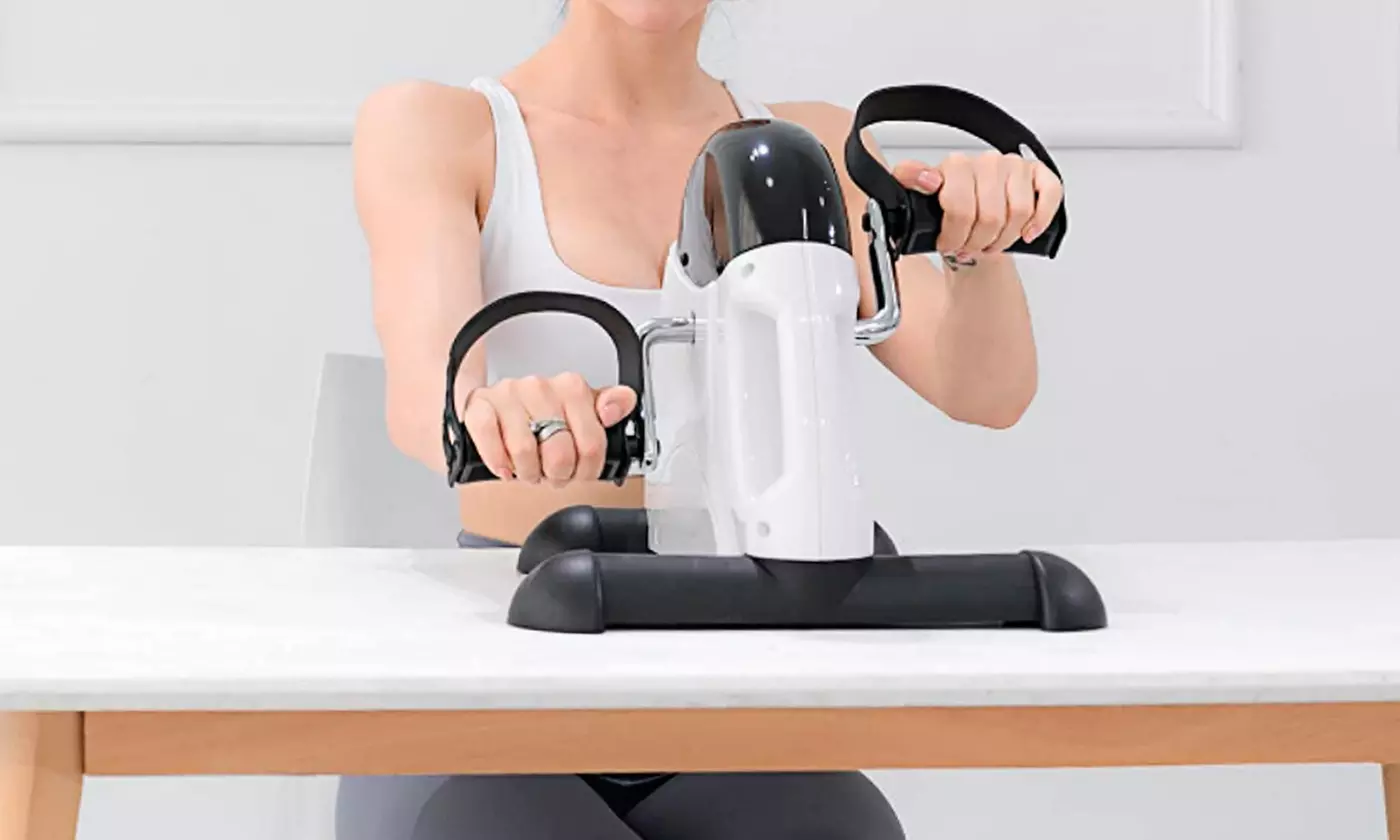 iMounTEK Mini Stationary Pedal Exercise Bike with LCD Screen