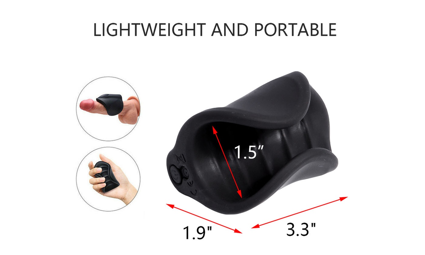 Vibrating Handhold Penis Vibrator with 10 Modes Sex Toy