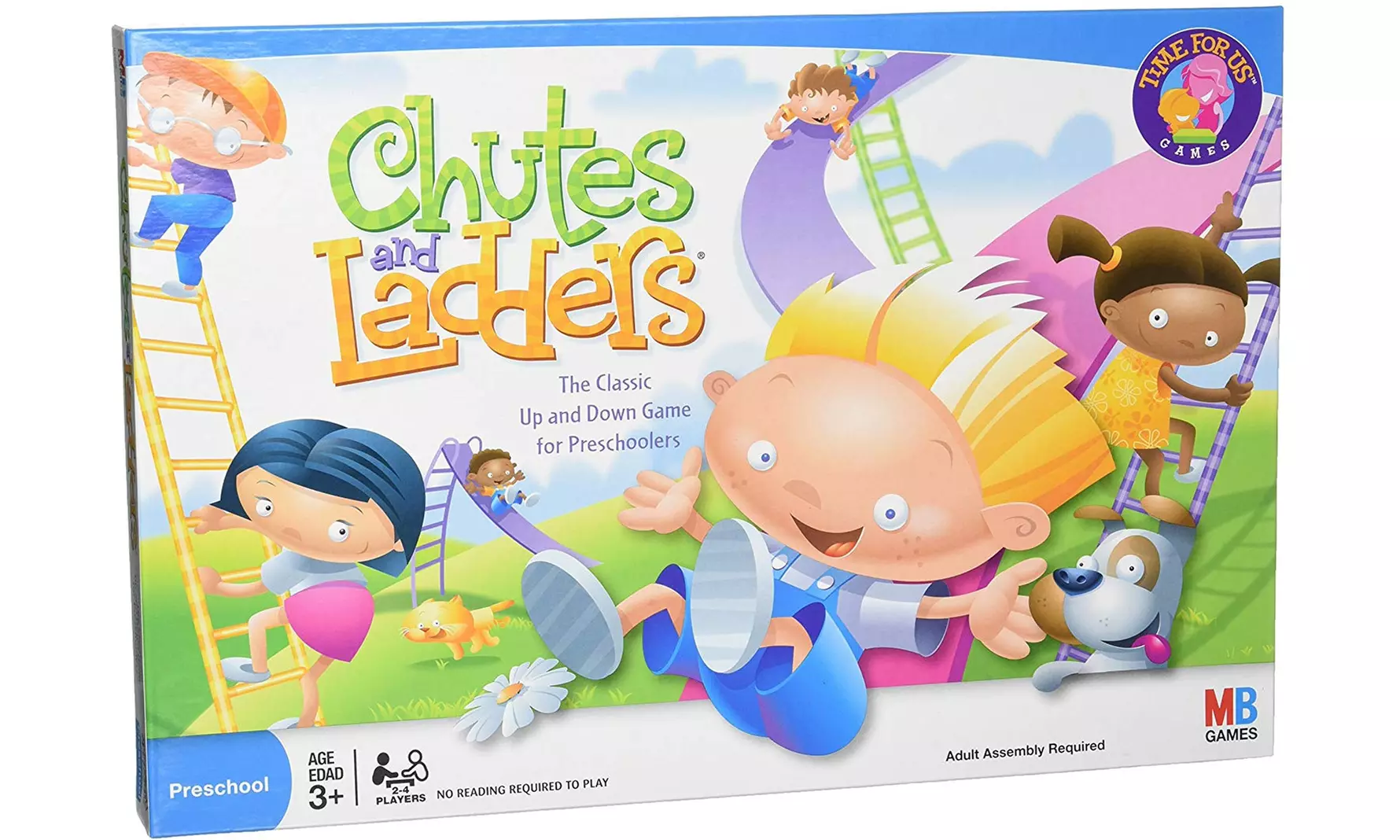 Chutes and Ladders Board Game for 2 to 4 Players Kids Ages 3 and Up - Primary Image