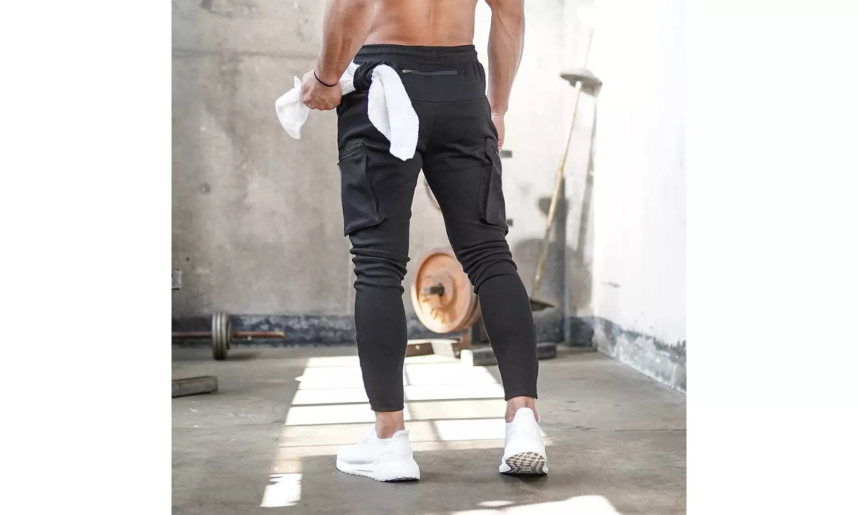 US Man's Training Bodybuilding Sports Fitness Sweatpants Jogger Gym Pant Fashion