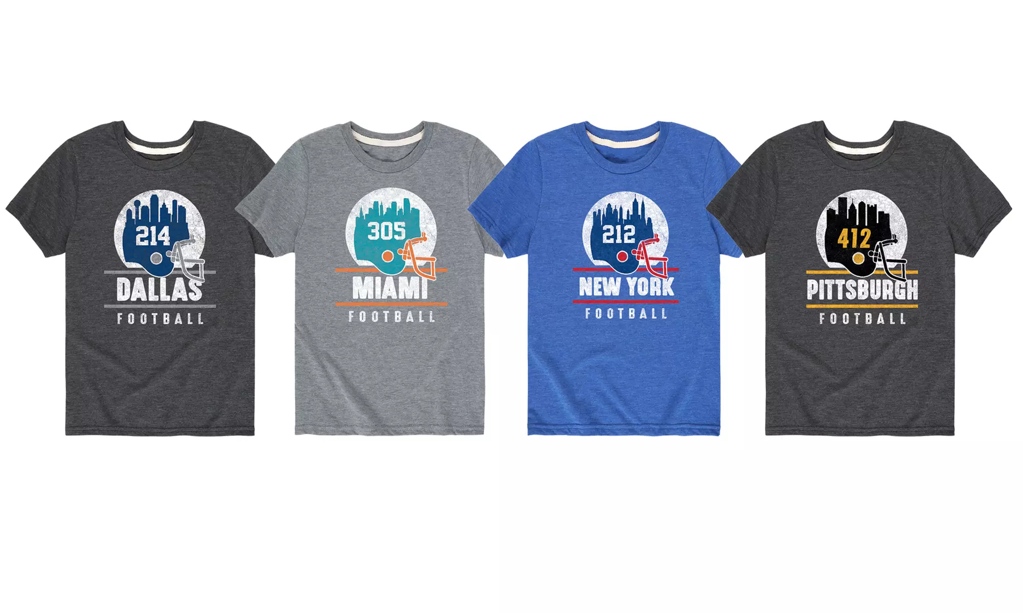 Instant Message: Boys Football Team Helmet Tee - Primary Image