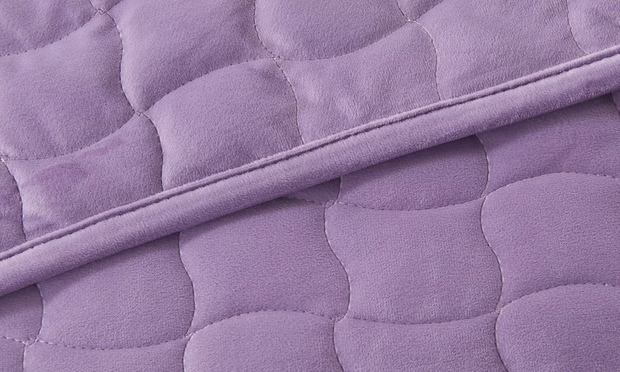 FreshFolds Luxury Velvet Stitched Quilt Set