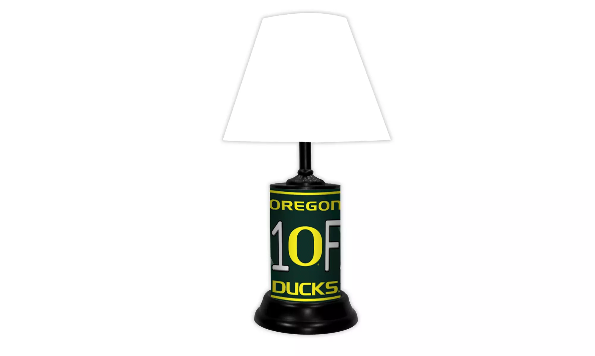 NCAA 18-inch Desk/Table Lamp with Shade, #1 Fan with Team Logo