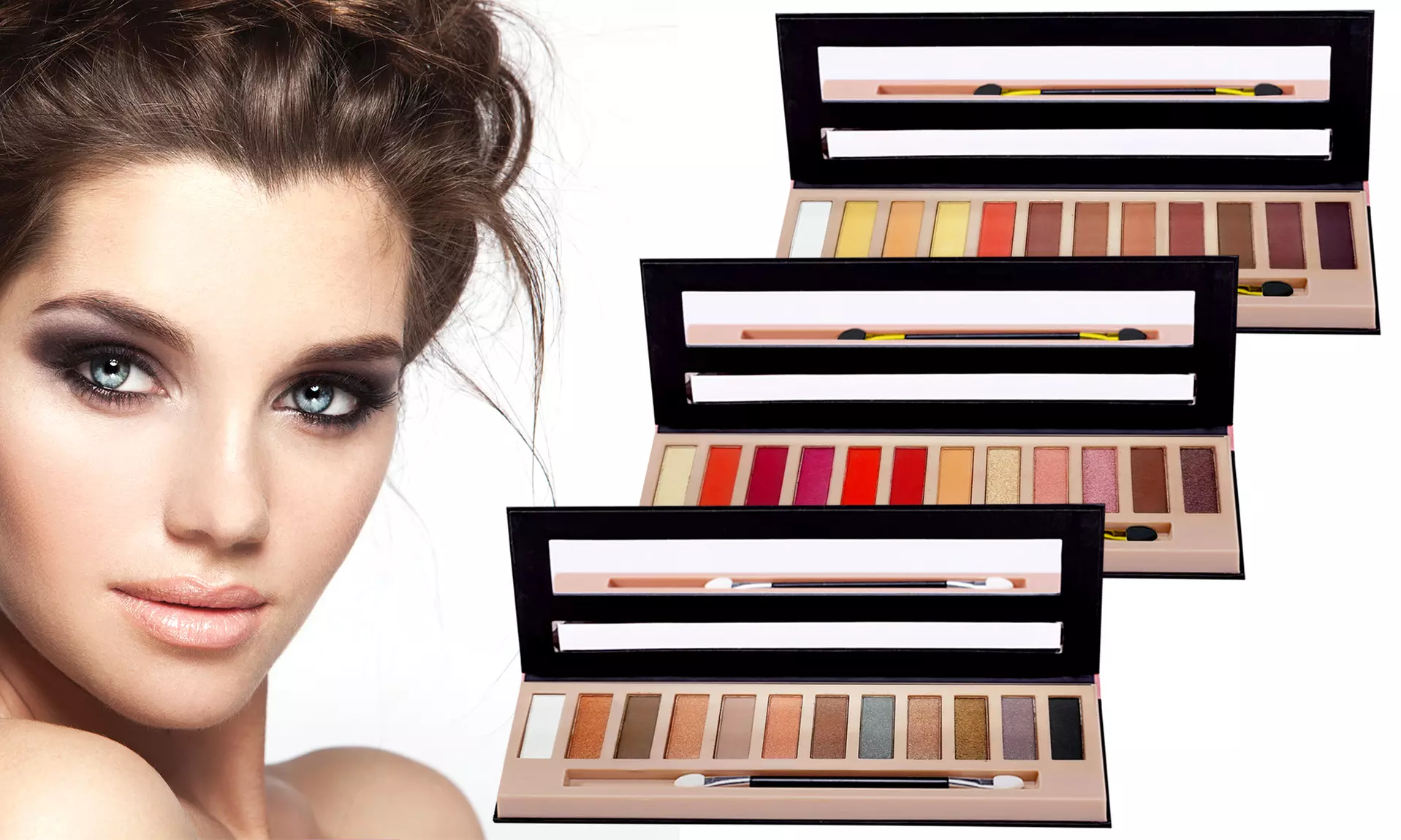 Pro Matte Cosmetic Makeup Eyeshadow Palette - 12 Colors - Primary Image