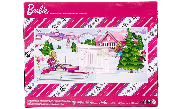 barbie sisters snow fun doll giftset