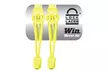 Lock Laces (Elastic No Tie Shoelaces) (NEON YELLOW) - Second Medium