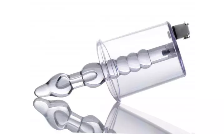 Anal Pump Cylinder with Stimulator Shaft - Second Medium