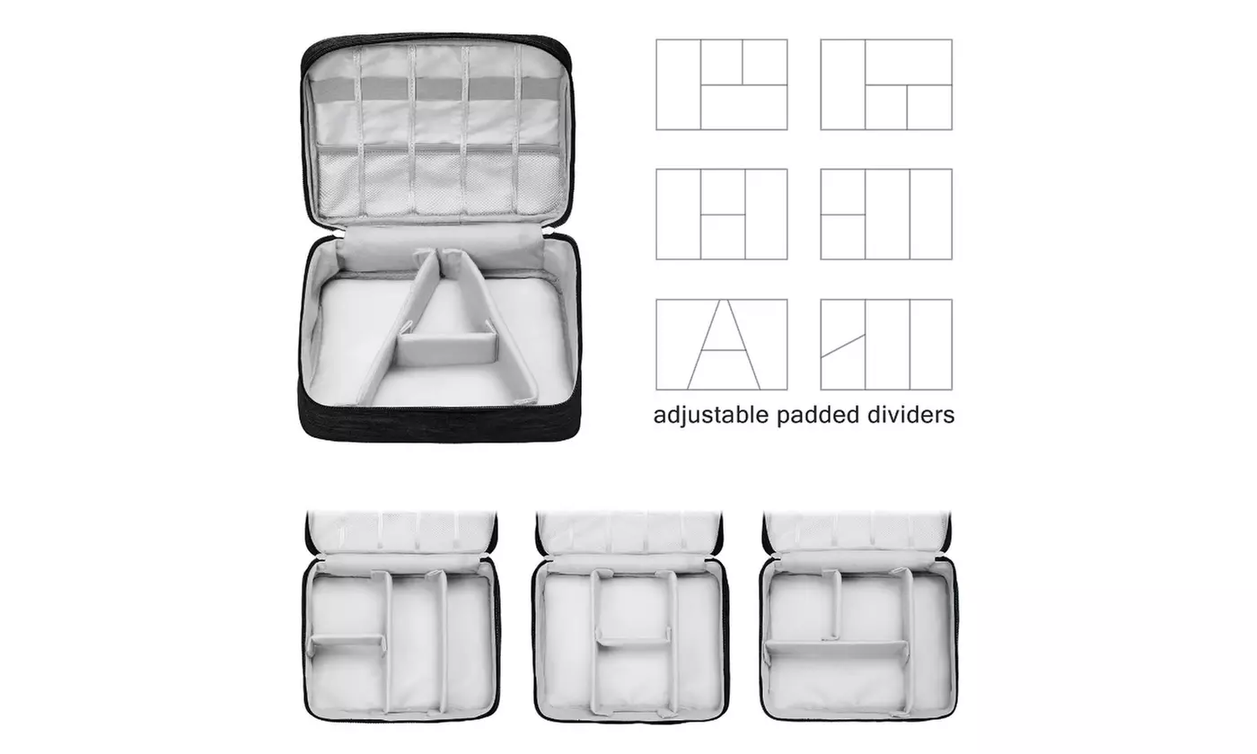 Travel Universal Cable Organizer Electronics Accessories Organizer Gadget Bag