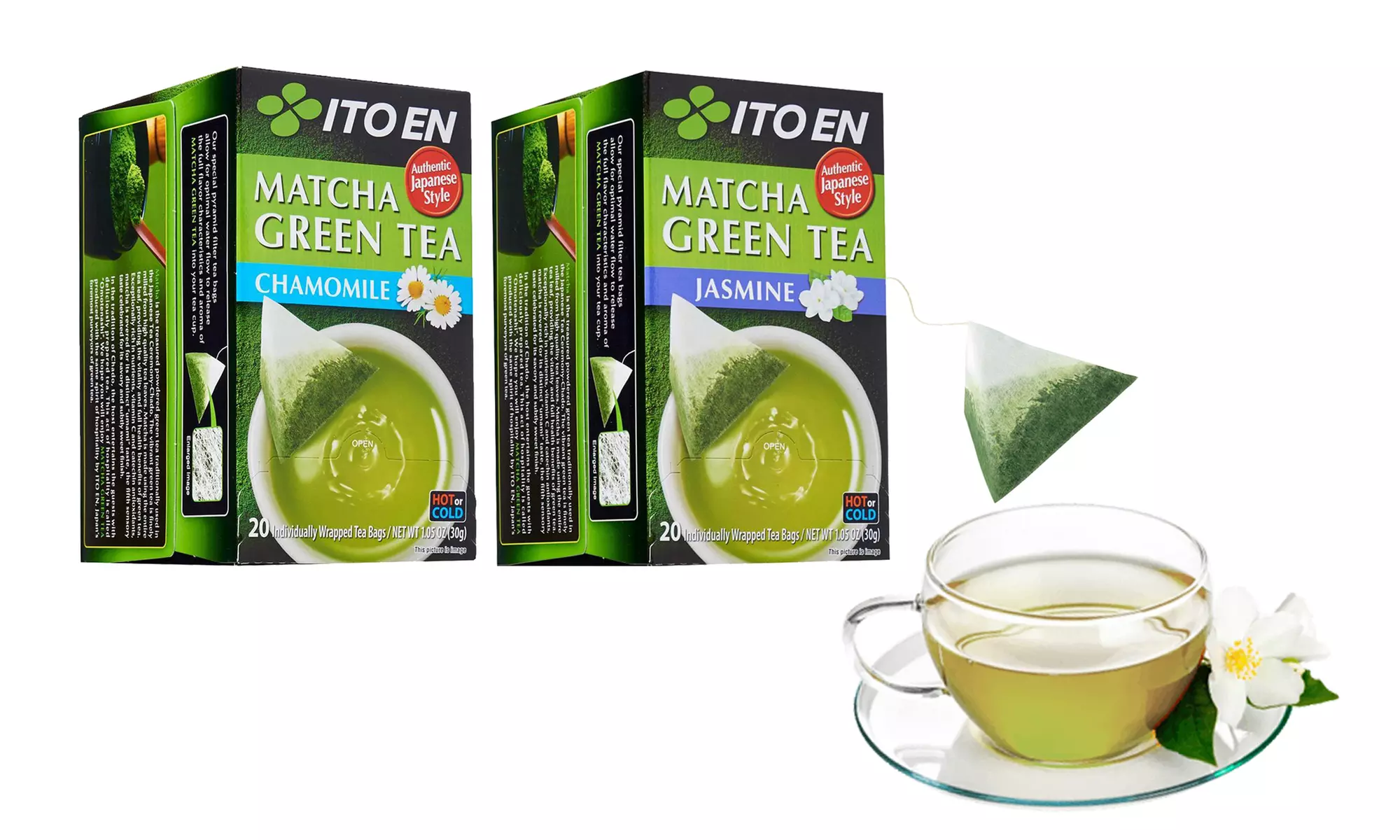 ITO EN Matcha Green Tea (20 Teabags/pack, multi-packs) - Primary Image