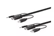Monoprice Switch Series HDMI USB 3 5mm Audio Combo Cable for KVM Switches 6ft - Second Medium